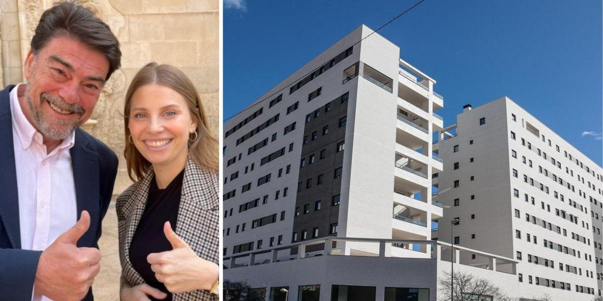 Protestas frente al Ayuntamiento de Alicante durante el pleno por la polémica de Les Naus