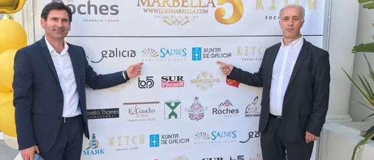 Pita y Durán asistieron al evento en Marbella. // Faro