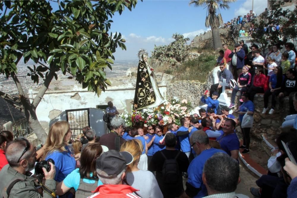 Subida de la Virgen de la Soledad al Calvario