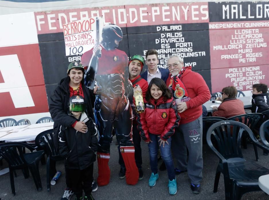 Paella e instantes previos al partido del Centenario