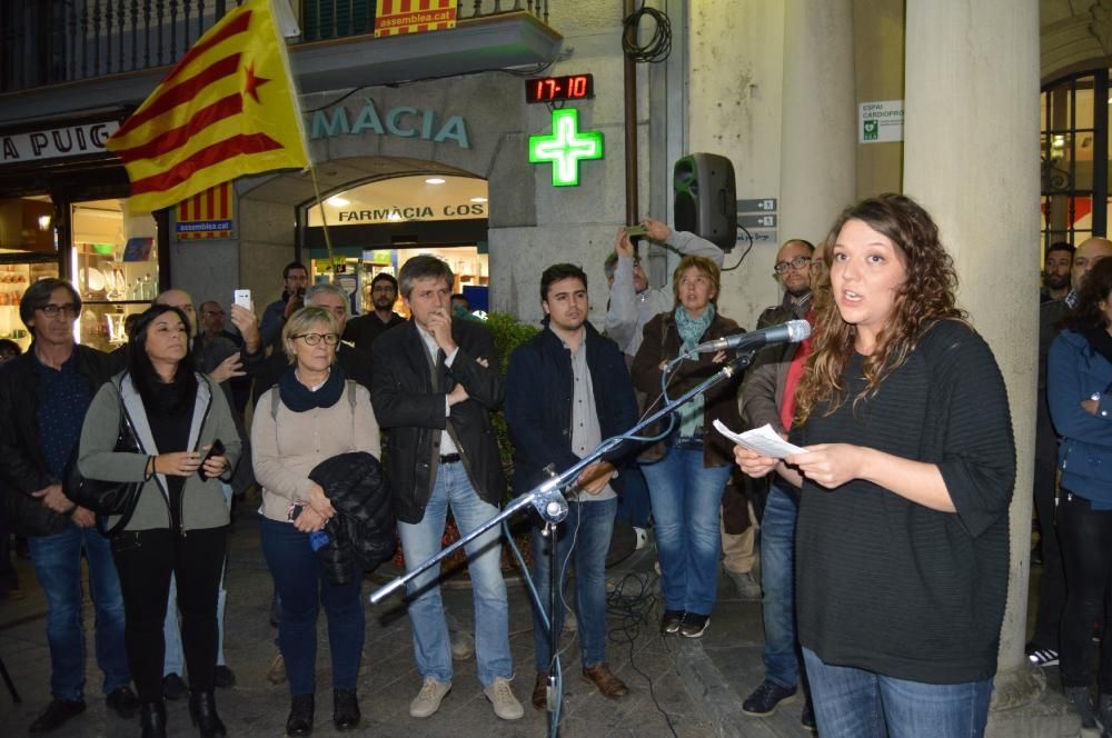 Acte de suport a l'alcaldessa de Berga, Montse Venturós