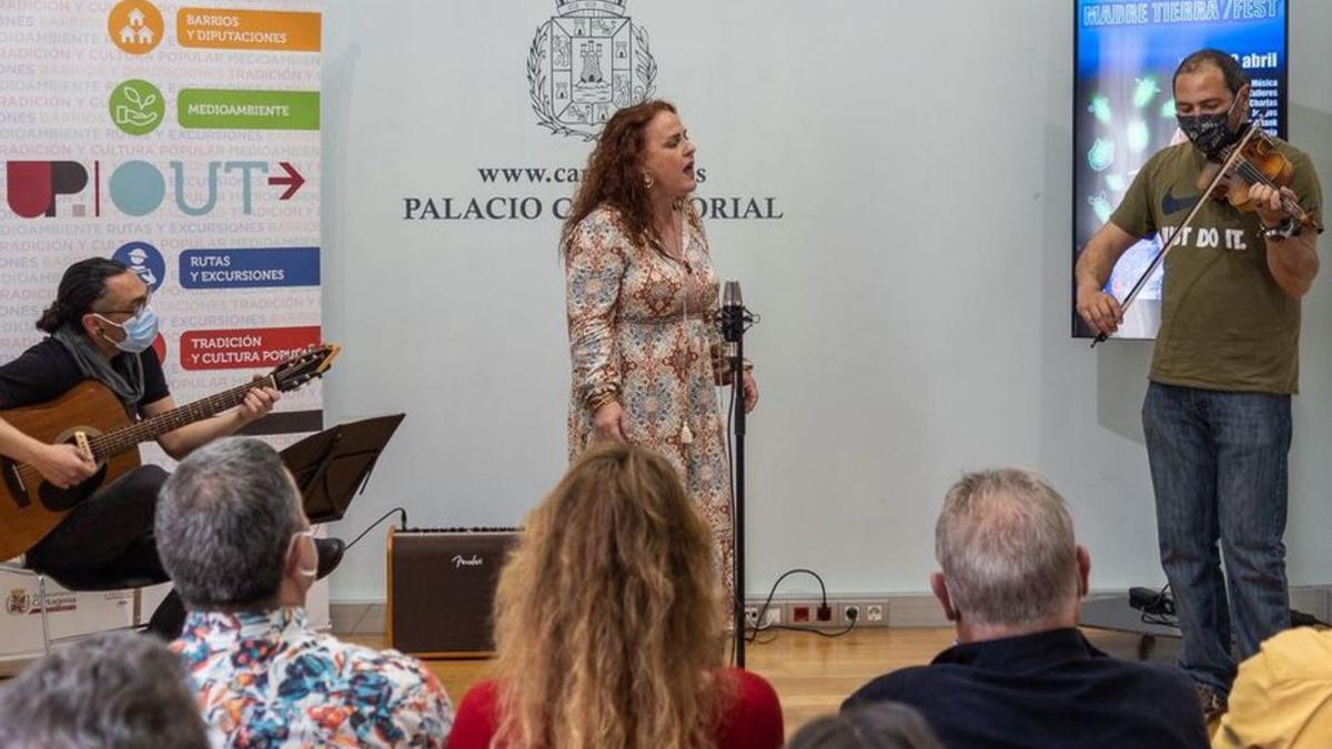 Presentación del Festival Madre Tierra, ayer | AYTO. CARTAGENA