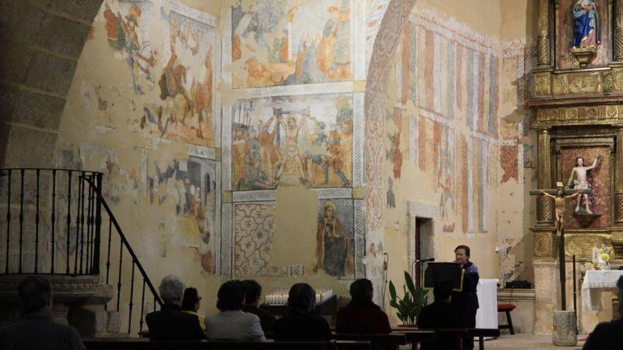 Pinturas en la iglesia de Carbellino de Sayago