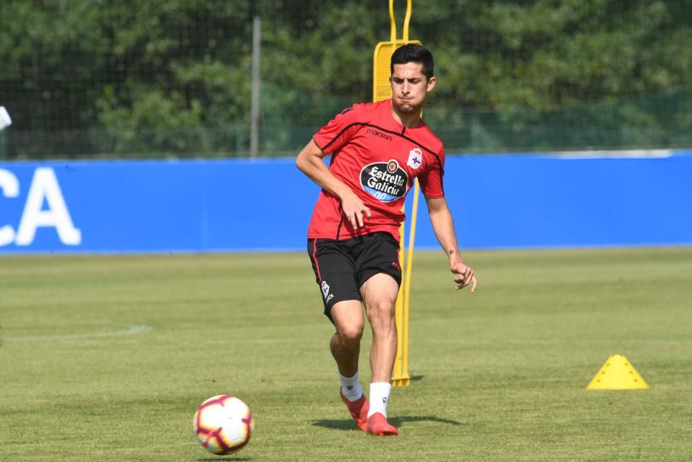 La plantilla deportivista ha tenido este viernes, 13 de julio de 2018, doble sesión de entrenamiento.