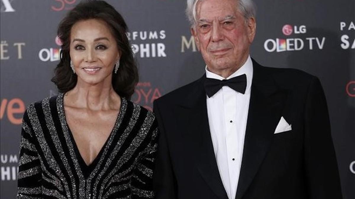 Mario Vargas Llosa y Isabel Presler