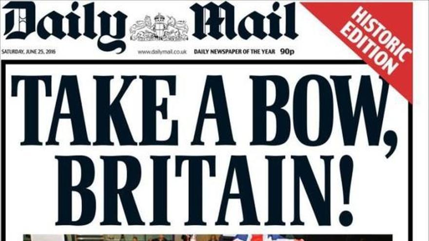 &quot;Nos lo podían haber dicho antes&quot;, se quejan lectores del &#039;Daily Mail&#039; al conocer el impacto del &#039;brexit&#039;