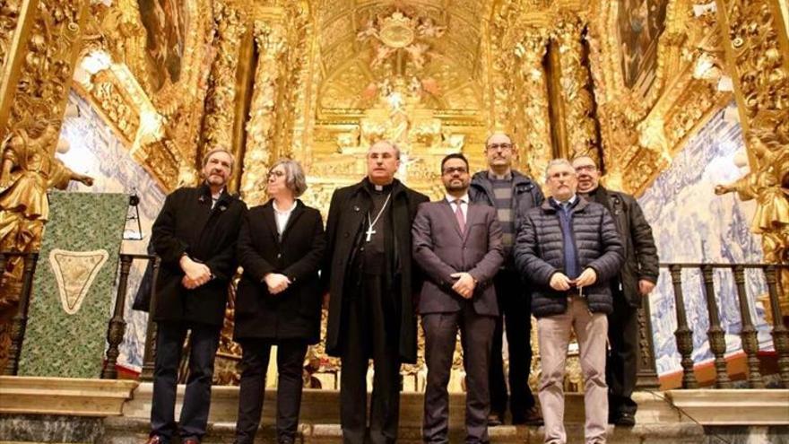 Inaugurada la restauración del retablo de Santa María del Castillo