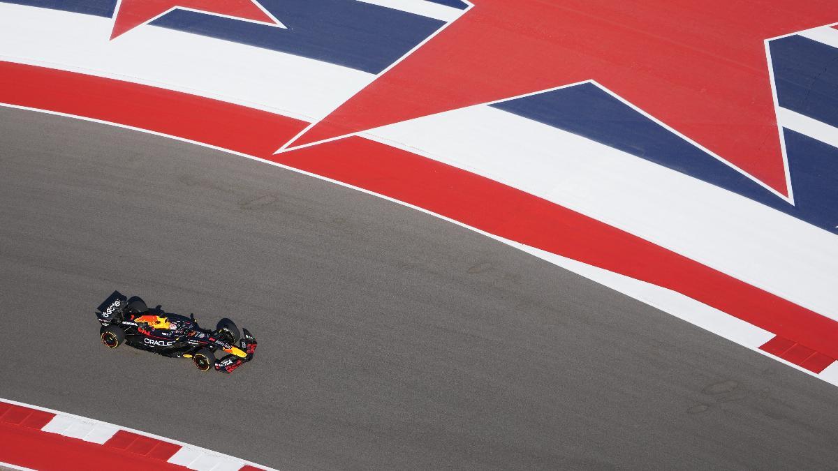 Max Verstappen, al volante del Red Bull en el COTA de Austin