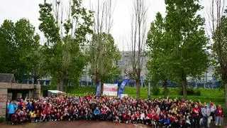 Más de 550 personas participan el domingo en la Carreira e Andaina Solidaria por el Parkinson de Culleredo