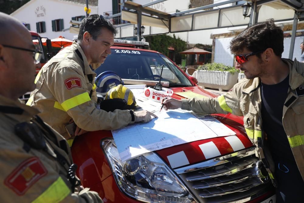 Recerca del pescador desaparegut a Tossa de Mar