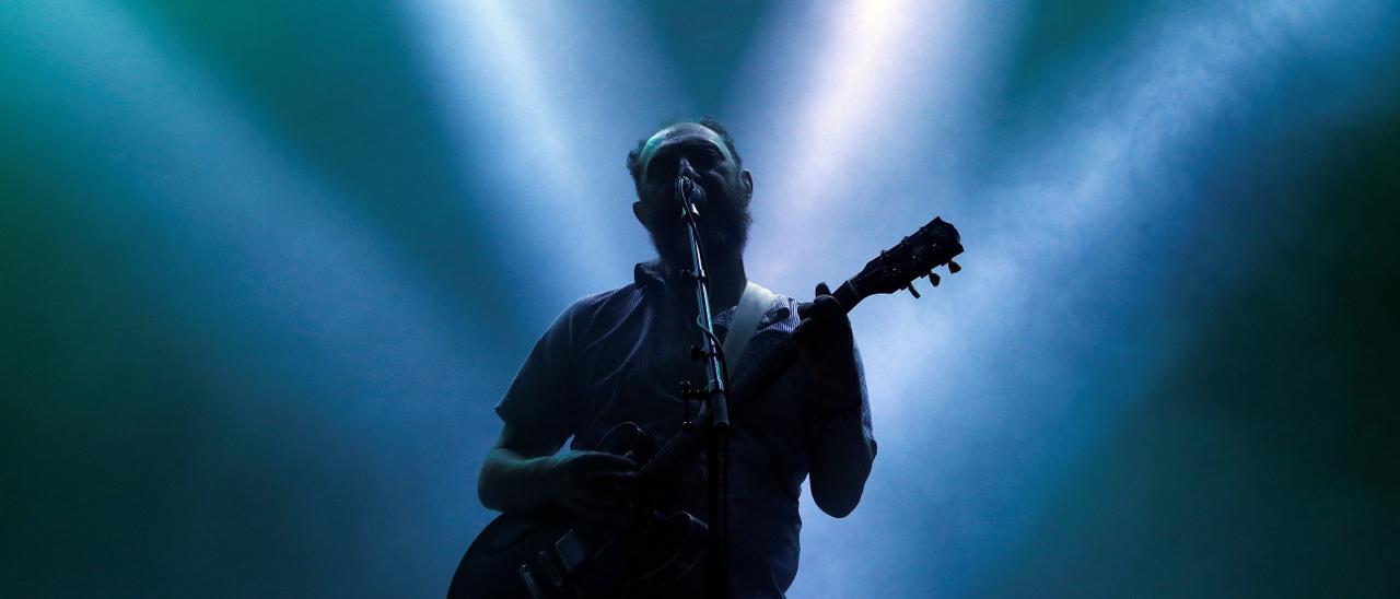 Jota, durante un concierto de Los Planetas.