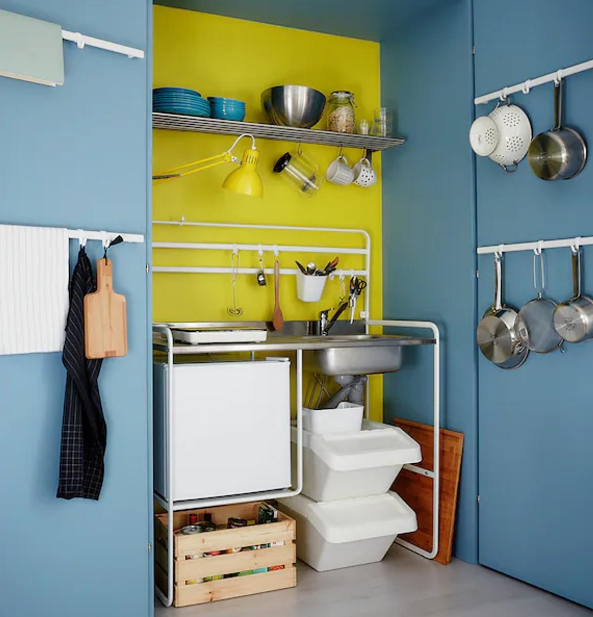 Cocinas Ikea | Una cocina pequeña y sencilla que podrás colocar en cualquier rincón