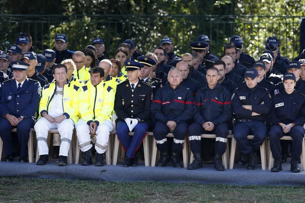 Homenaje a las víctimas del atentado de Niza