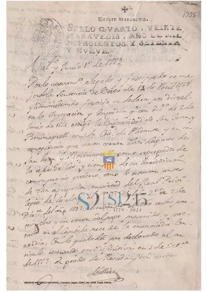 Sant Joan d’Alacant cumple 245 años