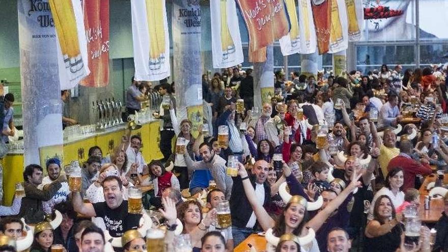 Algunos de los participantes en esta edición del Oktoberfest.