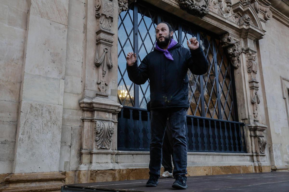 Ensayo para el 'Dia de la Pesta'