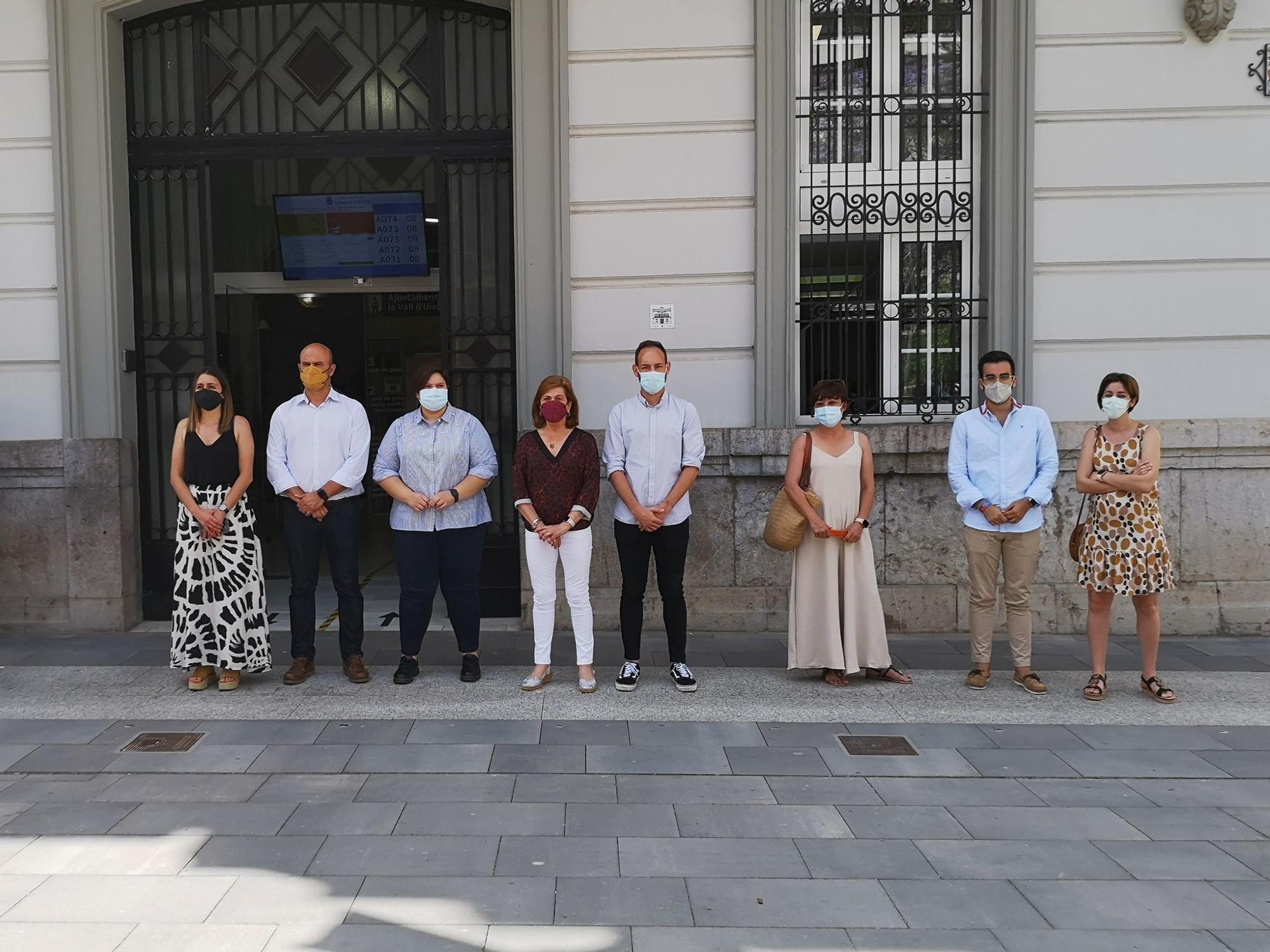 Silencio sepulcral en Castellón en memoria de las víctimas de la violencia machista