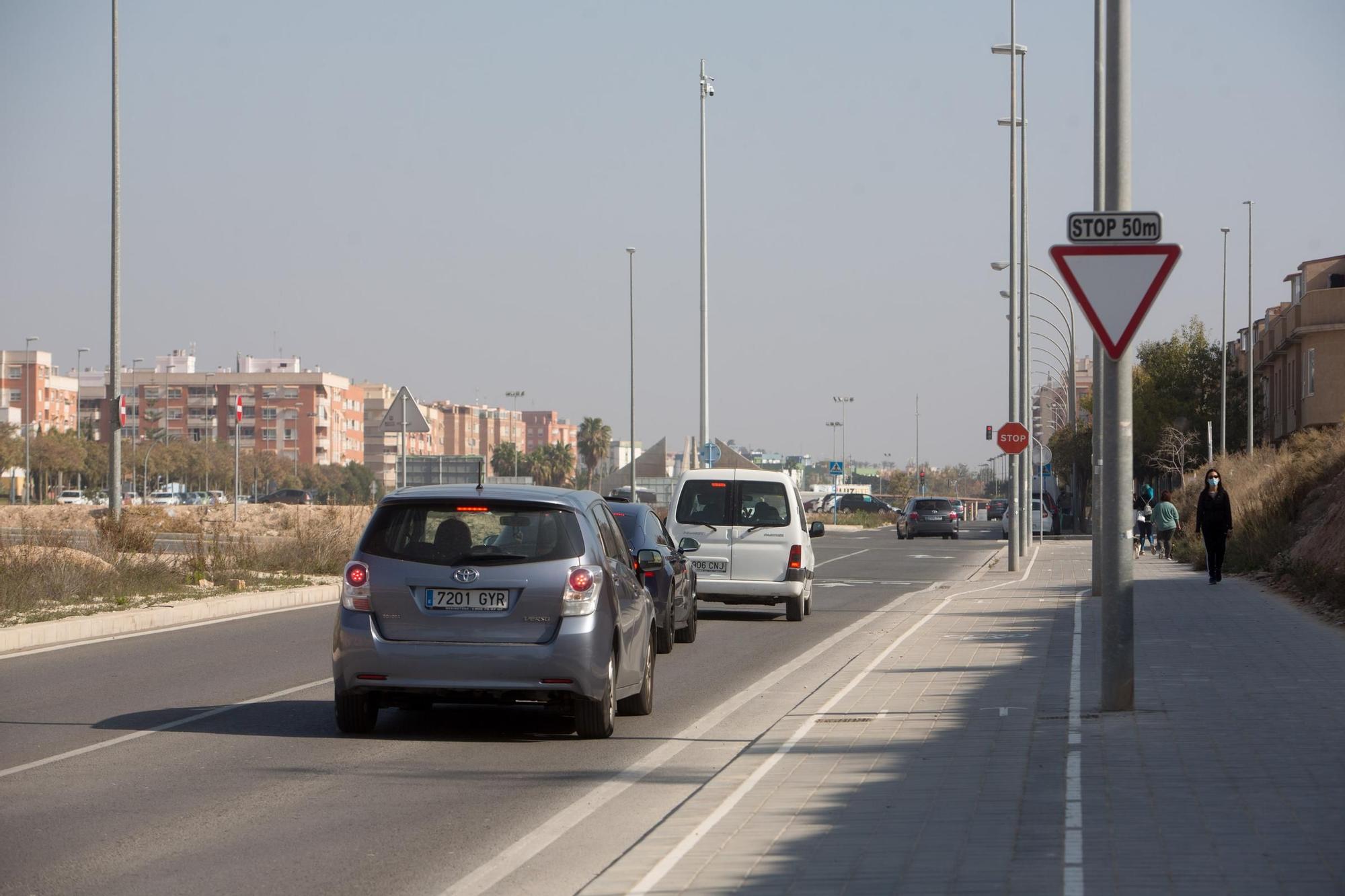 La apertura del tramo de la Vía Parque en el PAU 1 completa una nueva circunvalación en Alicante