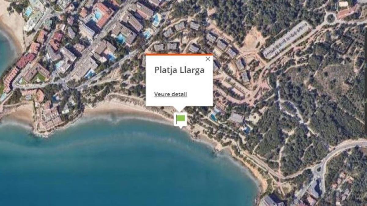 Mor ofegada una dona de 80 anys en una platja de Salou (Tarragona)