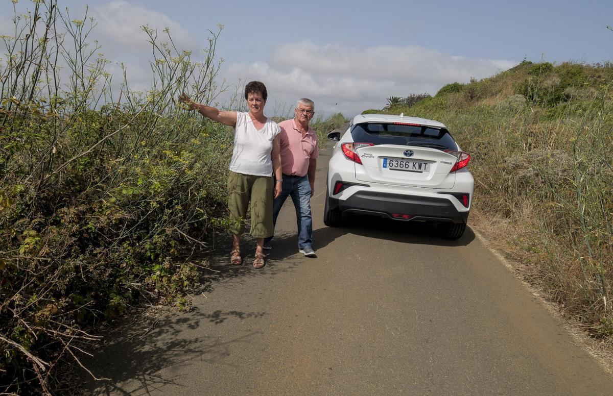 Vecinos de La Milagrosa advierten del riesgo de un tramo de carretera