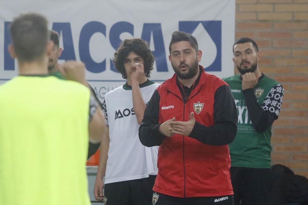 El primer entrenamiento de Josan con el Córdoba Futsal en imágenes