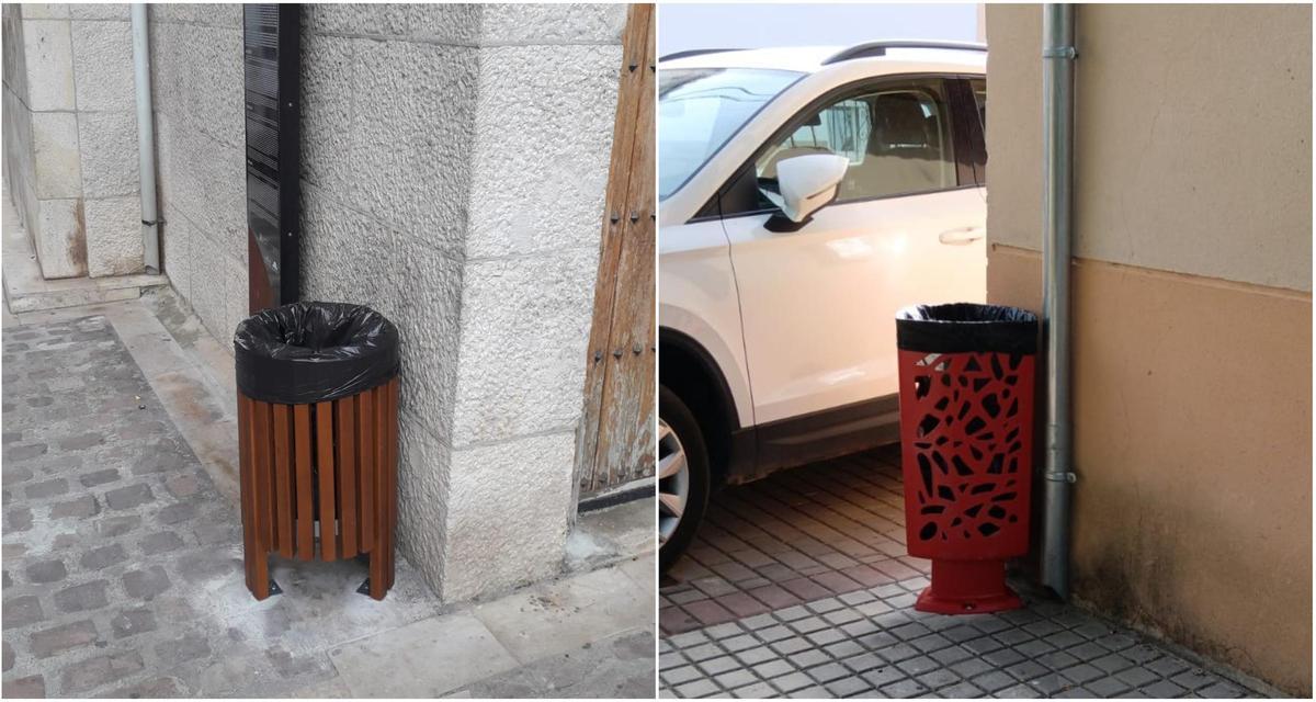 Basuras renovadas en Segorbe por el Ayuntamiento