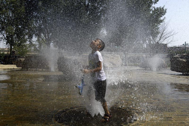 Domingo de calor en Zaragoza