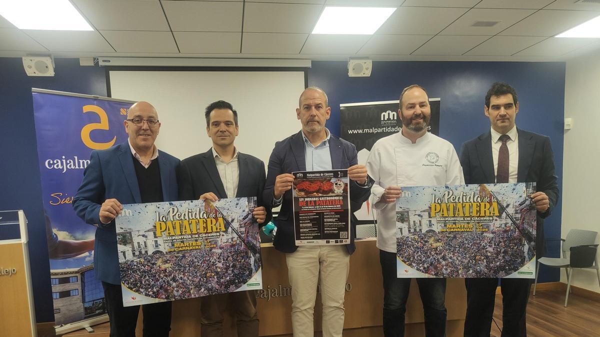 Vídeo | Presentación de la Pedida de la Patatera, en Malpartida de Cáceres.