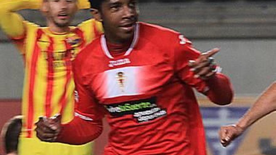 Malonga, en el Real Murcia.