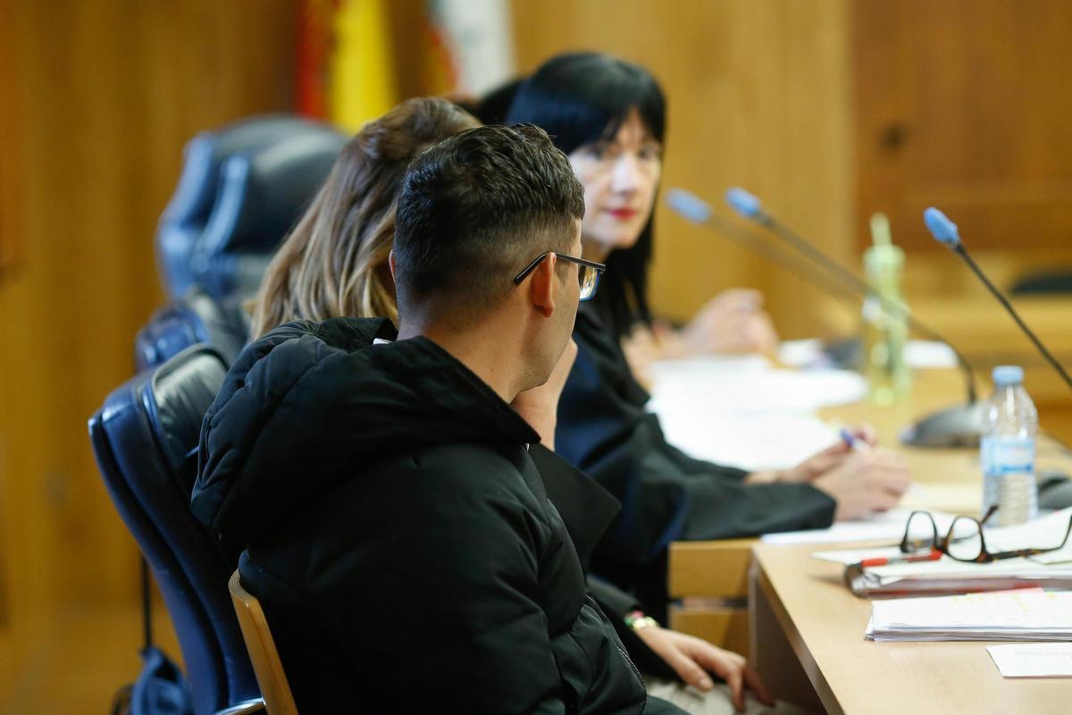 El autor confeso del asesinato durante el juicio, en mayo de 2025.