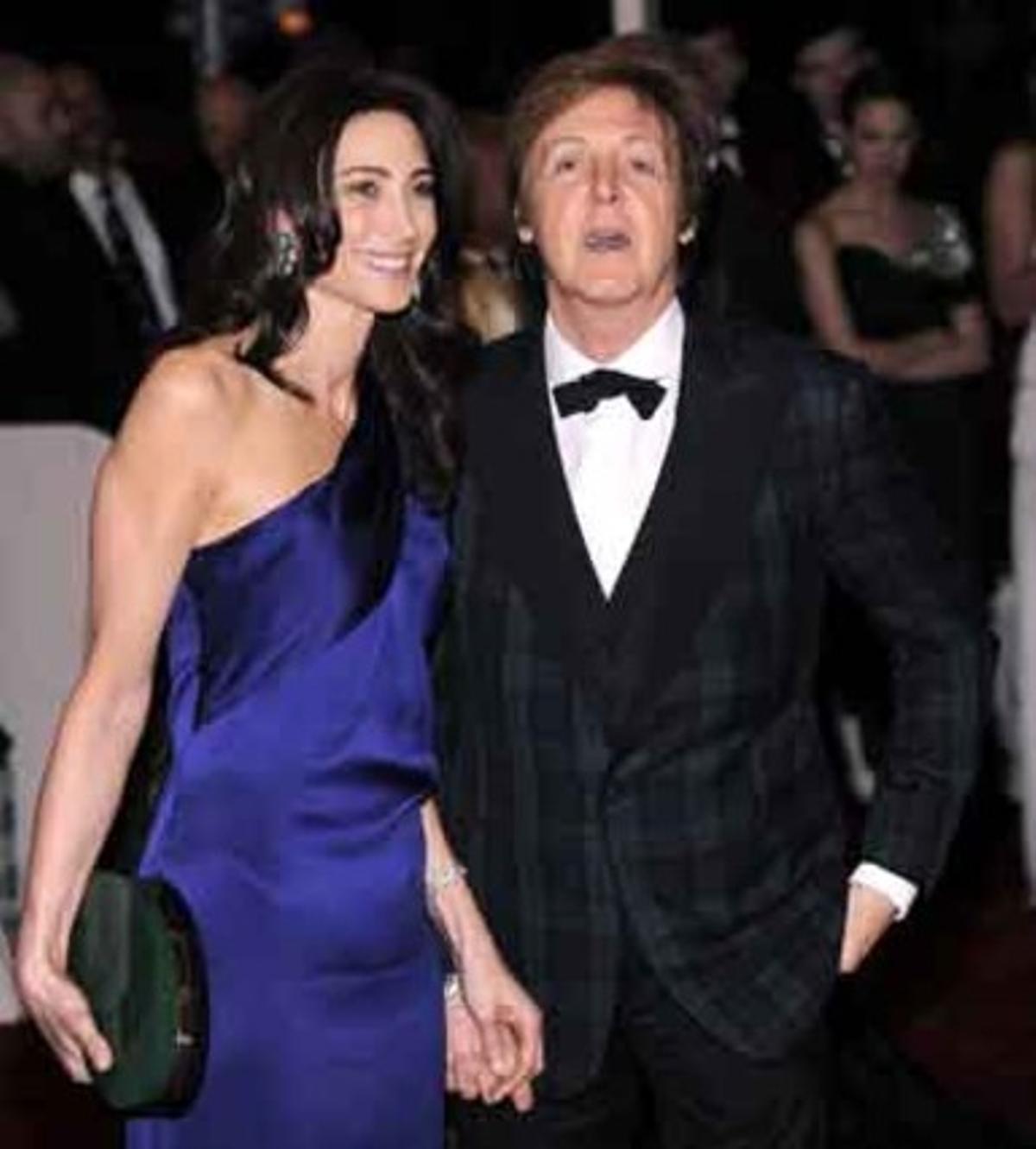 Paul McCartney y Nancy Shavell.
