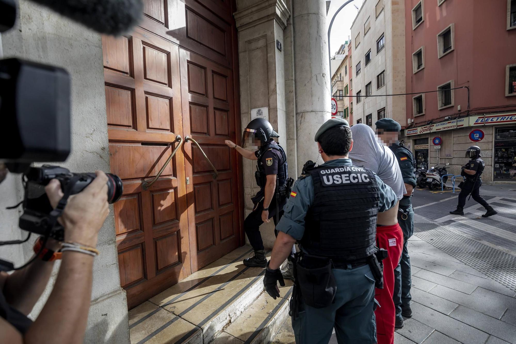 Blindan Los Juzgados De Palma Para El Traslado De Los Detenidos En La ...