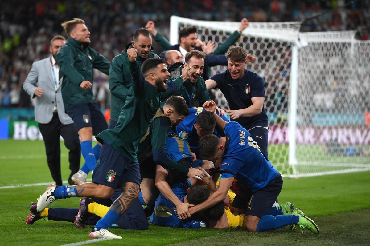 Italia celebra su segunda Eurocopa