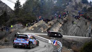 Dani Sordo, en acción en el Montecarlo