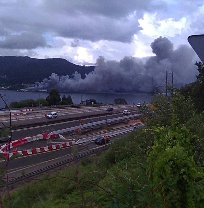 Incendio en Fandicosta