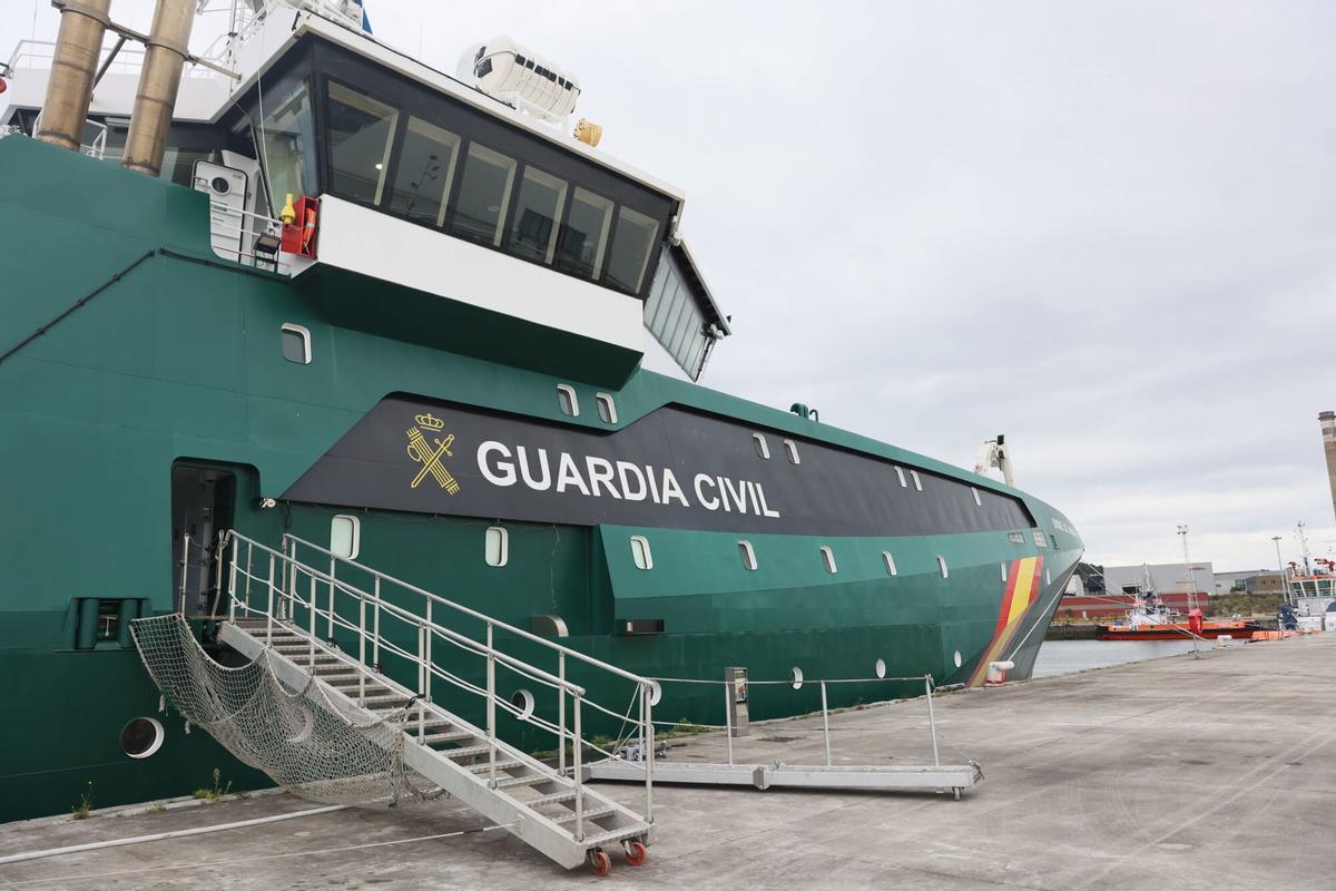 En imágenes: Así son las entrañas del "Conde de Ahumada", el buque más moderno de la Guardia Civil