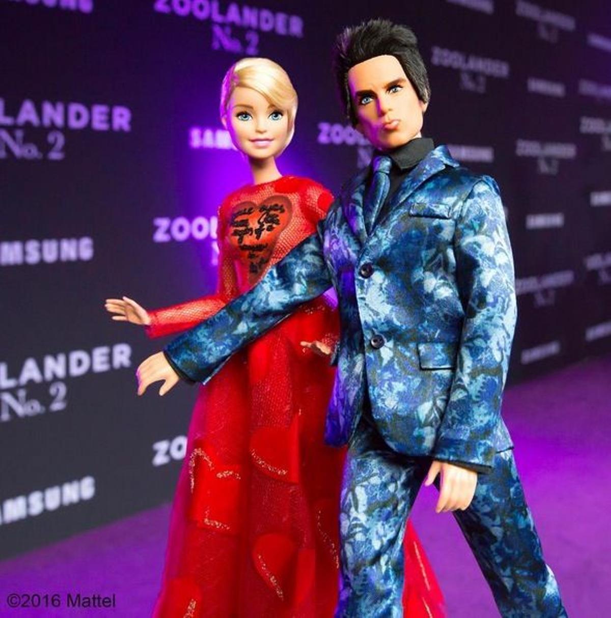 Barbie en el estreno mundial de 'Zoolander 2'