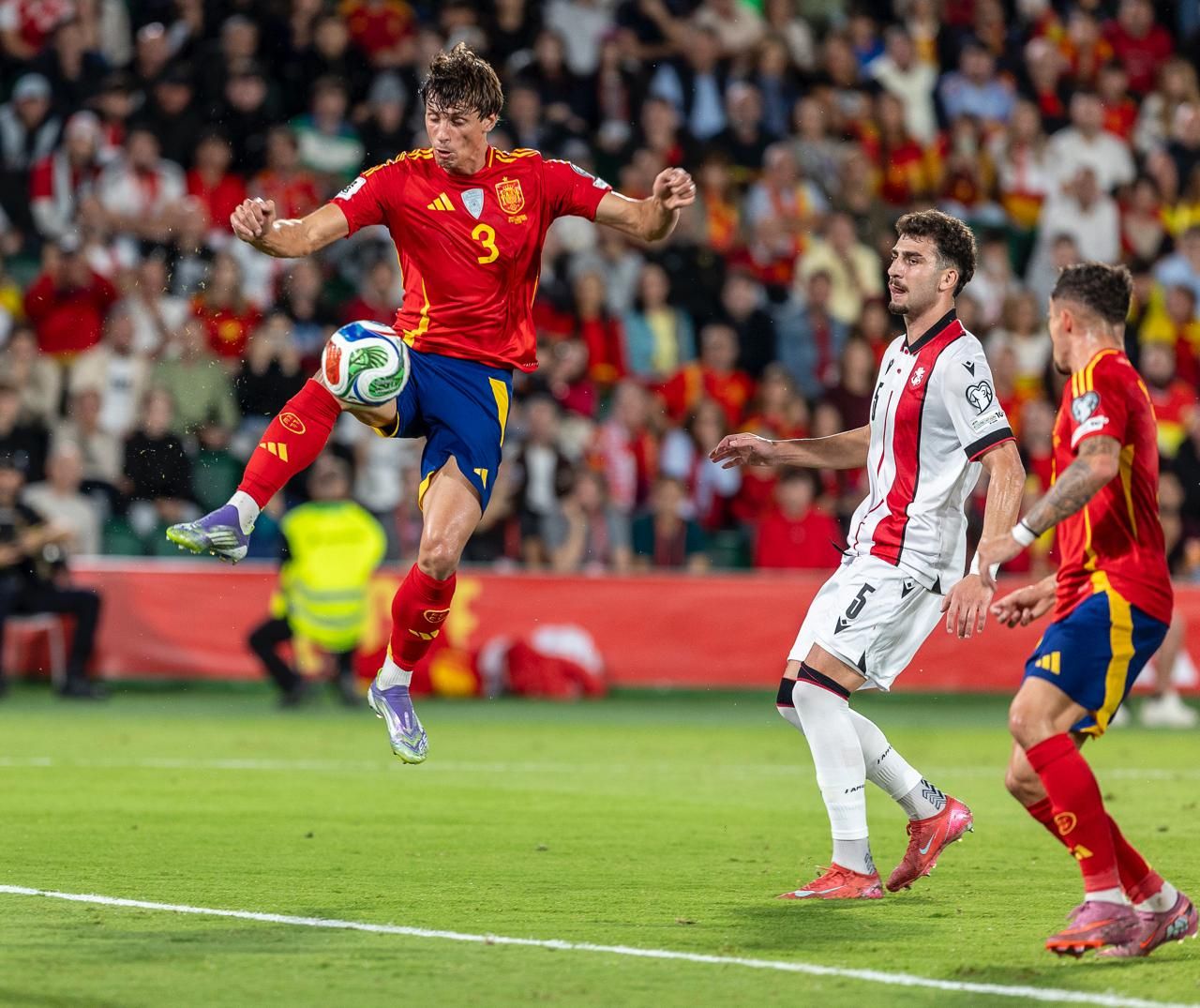 España - Georgia, en imágenes