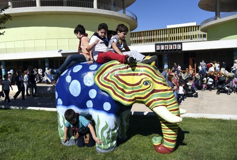 Inauguración de Río y Juego, espacio infantil de las fiestas