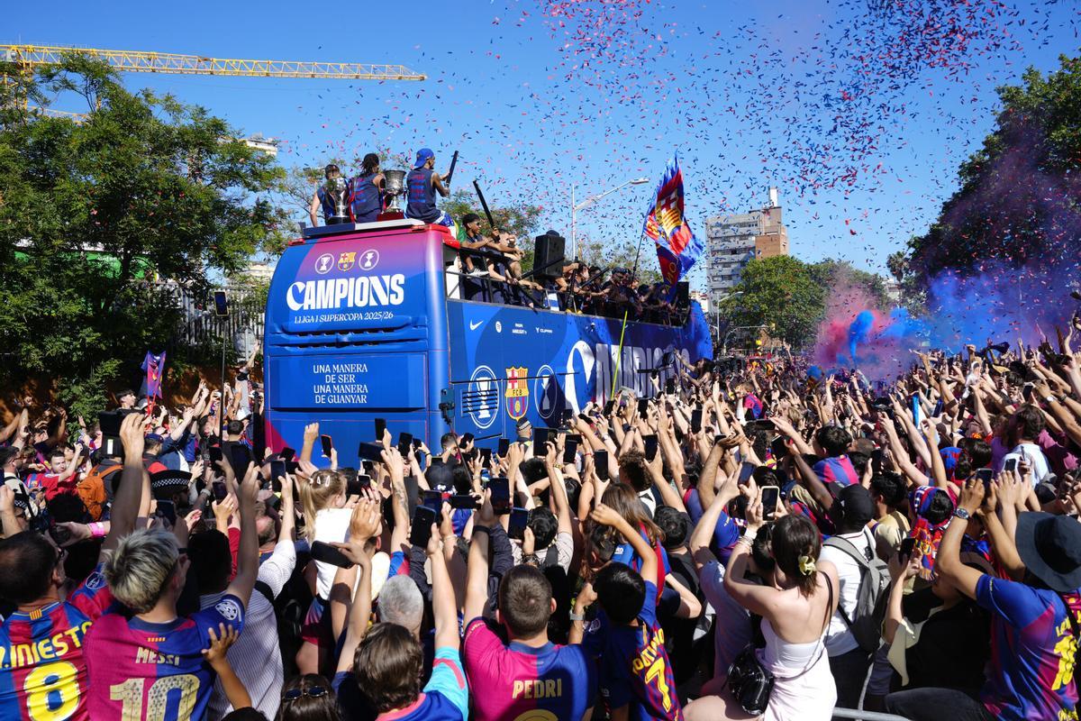 Les millors imatges de la rua del Barça a Barcelona