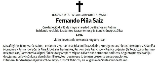 Fernando Piña Saiz