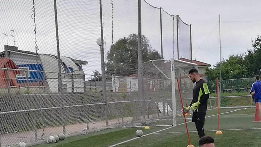 Vázquez e Ito, en el entrenamiento de ayer.