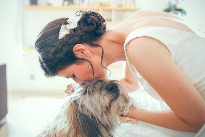 Recogidos para novias: moño trenzado