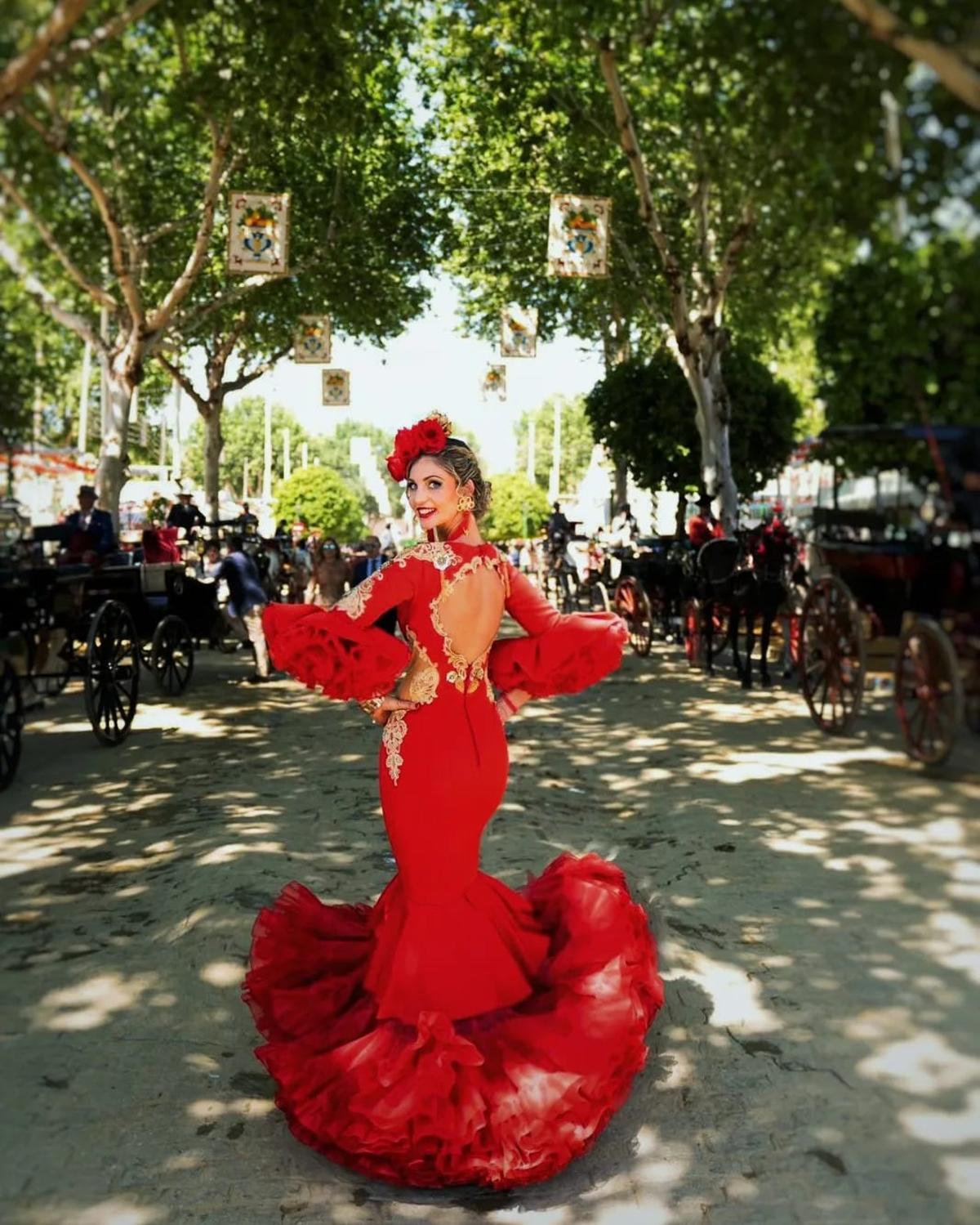 Diseño de la placentina Emma Prieto para la feria de Sevilla.