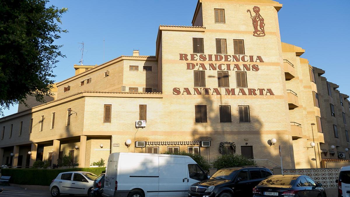 Fachada del Hospital Asilo Santa Marta, en una imagen reciente.