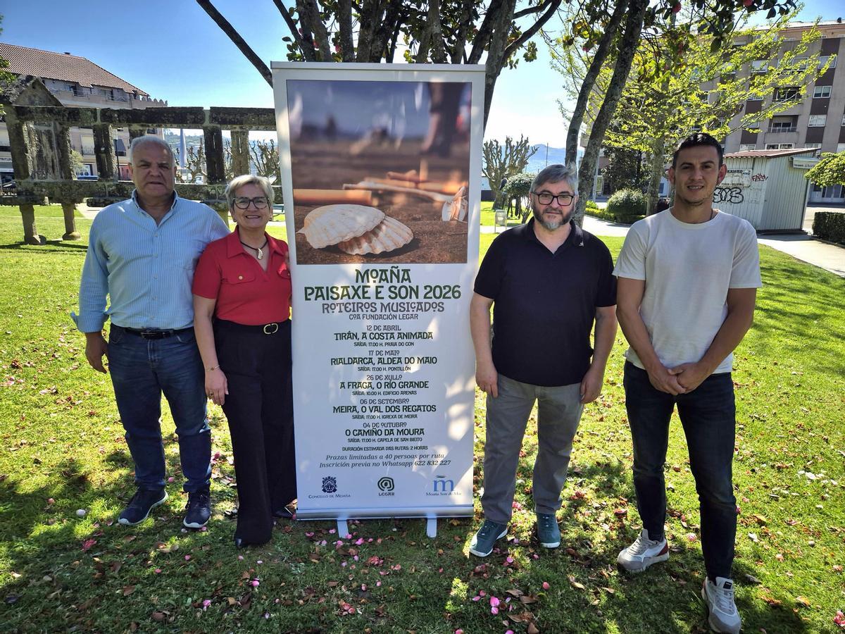 Representantes de Concello y Fundación Legar.