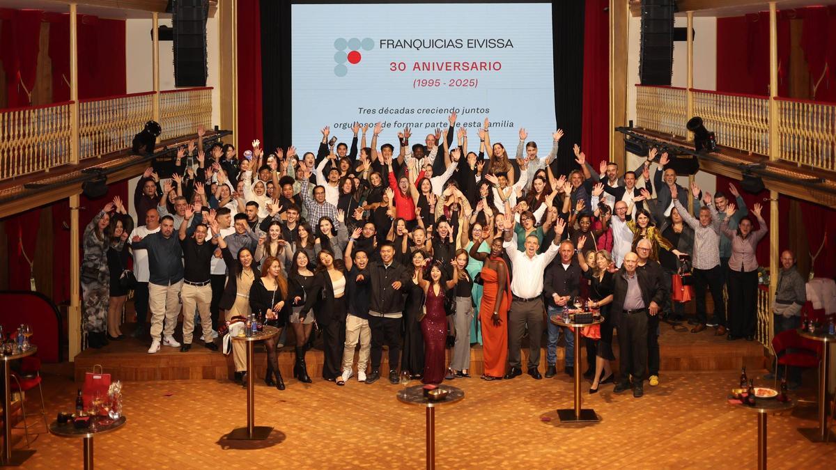 Mira todas las fotos de la celebración del 30 aniversario de Franquicias Eivissa.