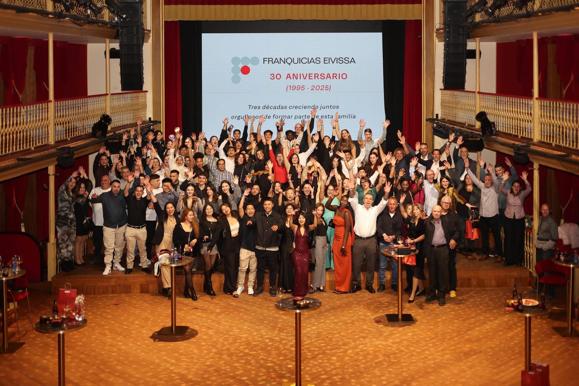 Celebración del 30 aniversario de Franquicias Eivissa