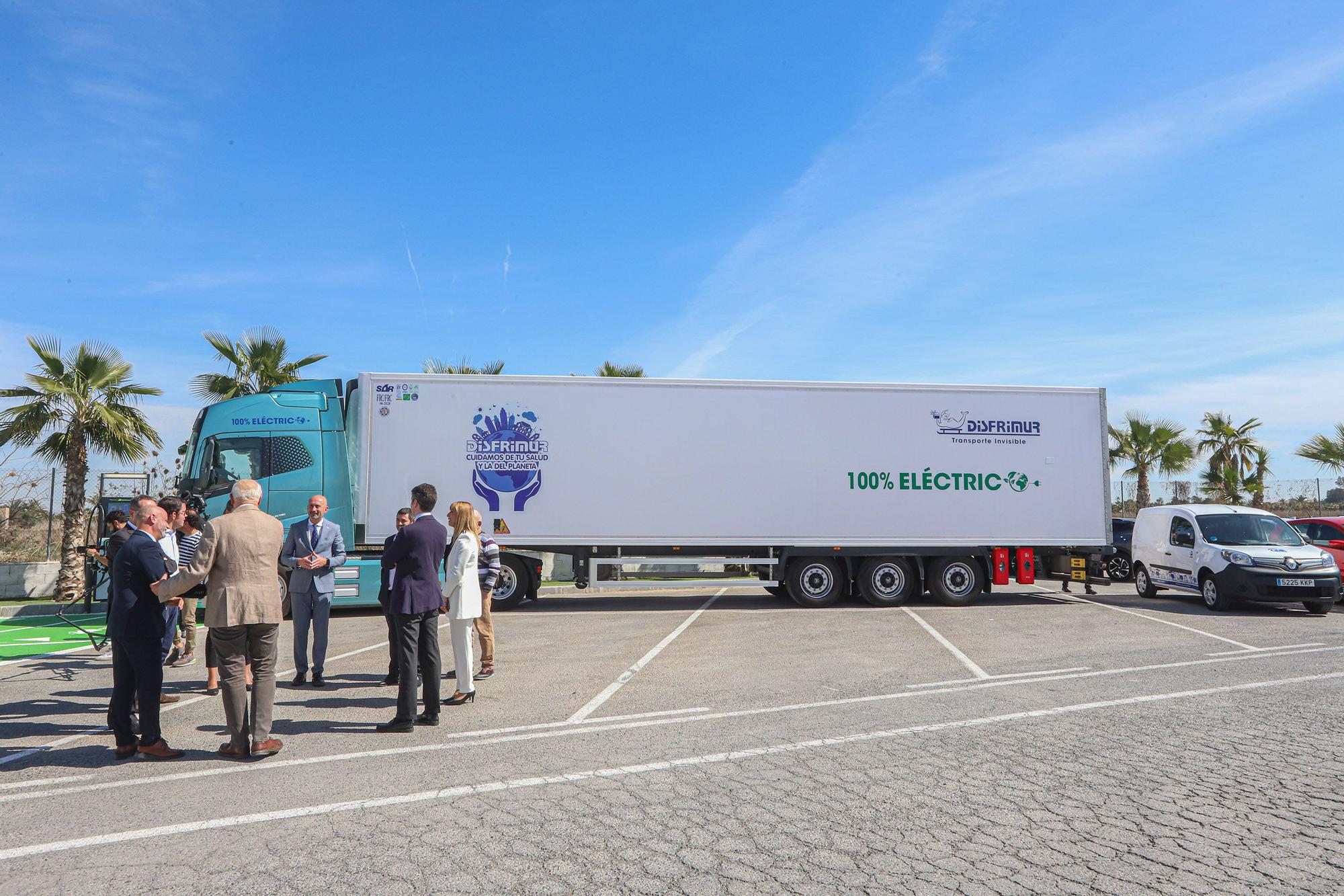 Inauguran en San Isidro el primer punto de recarga eléctrica del corredor mediterráneo para el transporte pesado