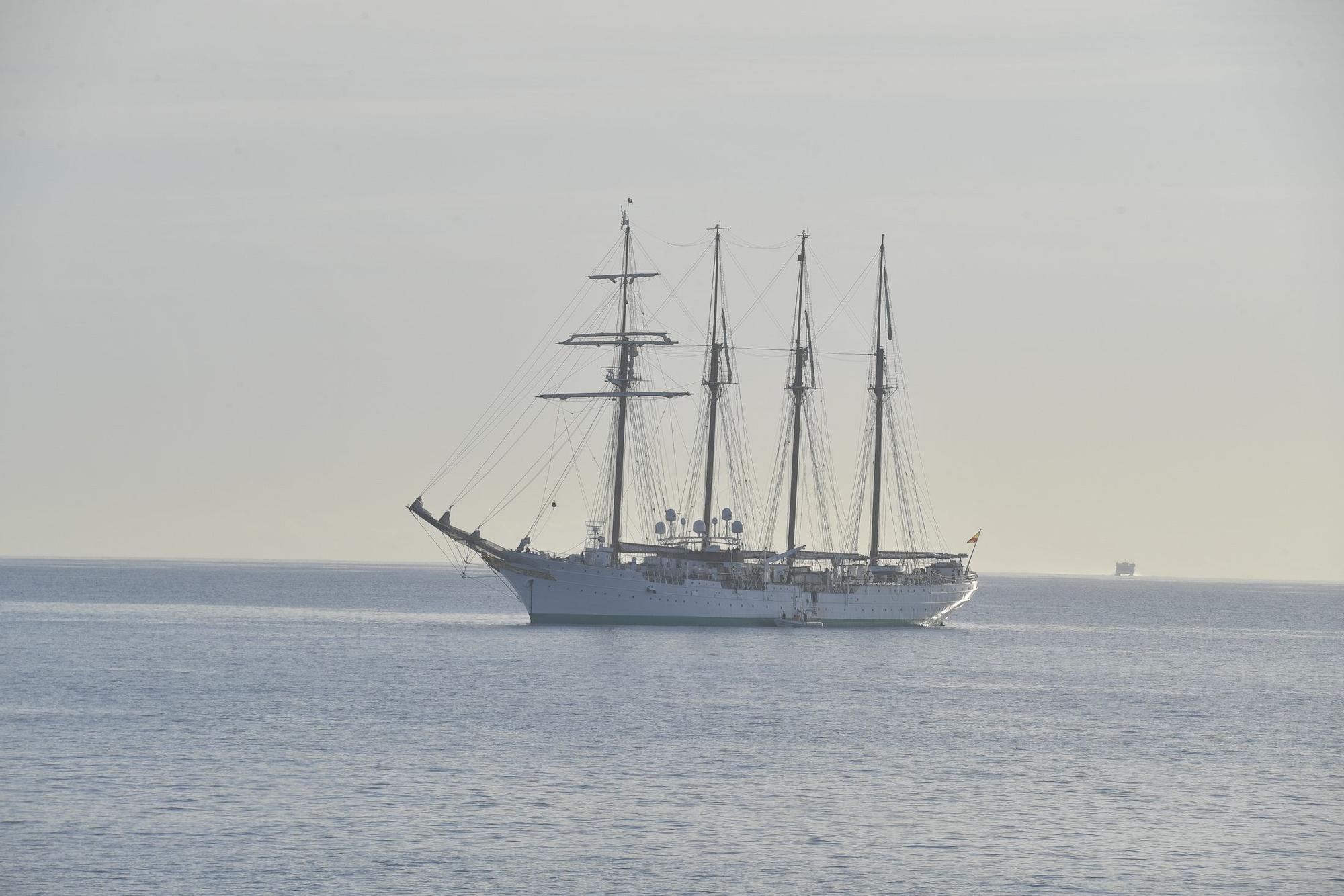 El buque 'Juan Sebastián Elcano' llega a Las Palmas de Gran Canaria